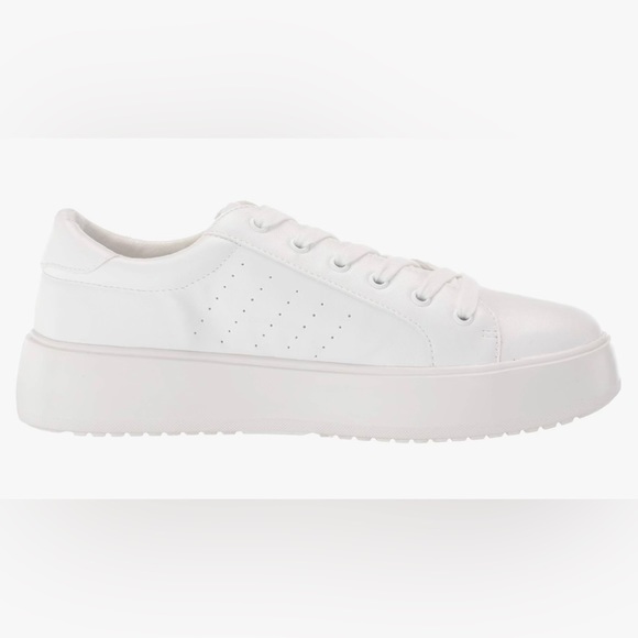 Steve Madden Blade White Platform Sneaker - Picture 3 of 14